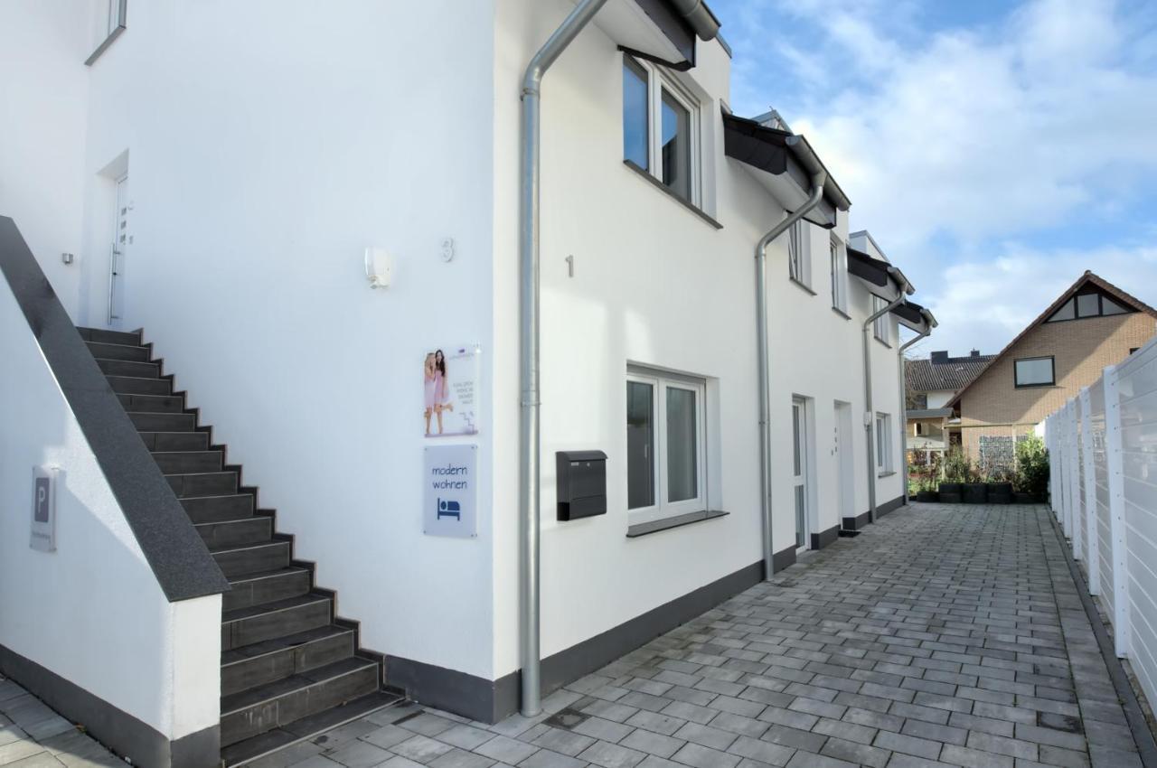 Modern Wohnen I Smart Tv I Terrasse I 2X Parkplatz I 2 Schlafzimmer I 6 Schlafplaetze Bad Oeynhausen Kültér fotó